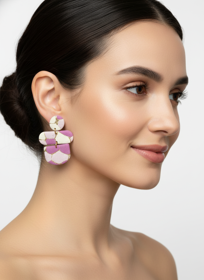 Geometric Trilogy Pink
